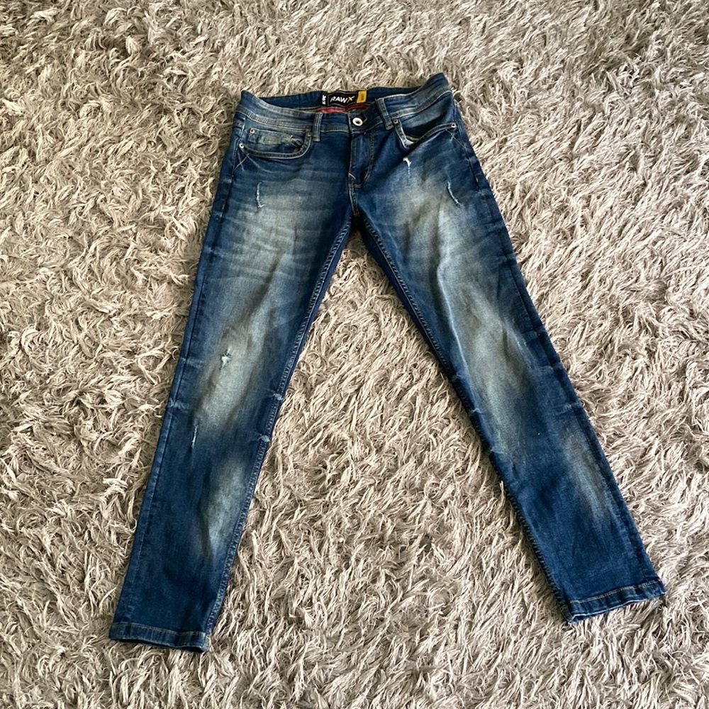 Raw X Blue skinny jeans